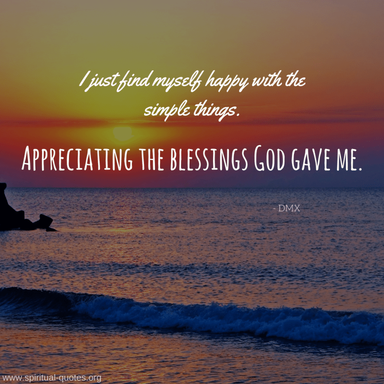 DMX Quote on Blessings