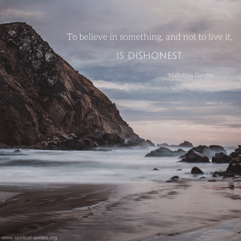 Mahatma Gandhi Quote About Dishonesty