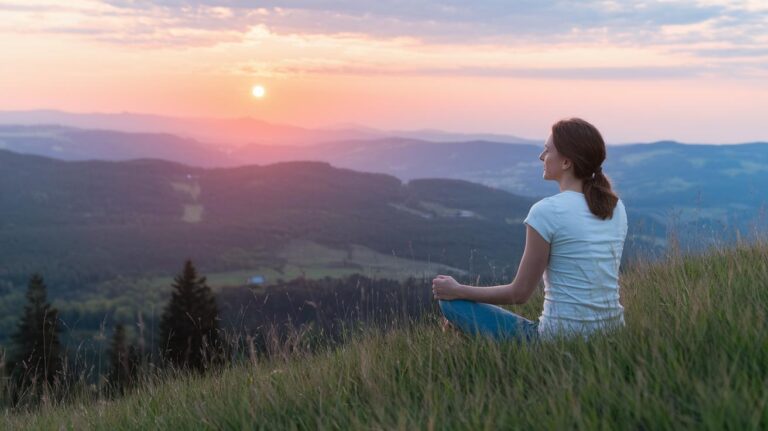 Inner Solace Through Self-reflection Sparks Joyful Renewal