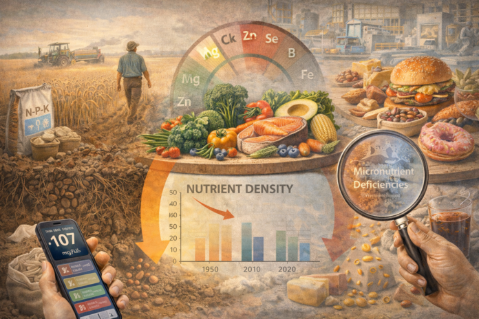 The Decline of Micronutrient Density in Modern Food Systems 1