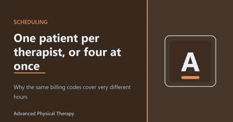 How Clinics Schedule Physical Therapy Visits